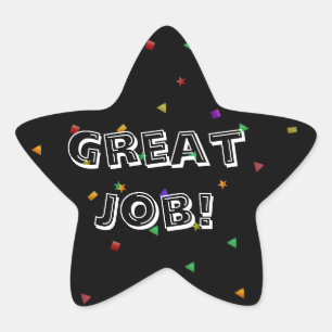 Grande etiqueta da recompensa do trabalho