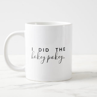 Grande Eu fiz a Caneca de Café Divertida Hokey Pokey