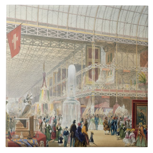 Grande exposição, 1851: Transept central do Cr (Frente)