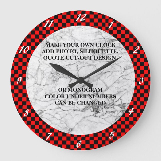 GRANDE FAÇA SEU PRÓPRIO RELÓGIO (Frente)