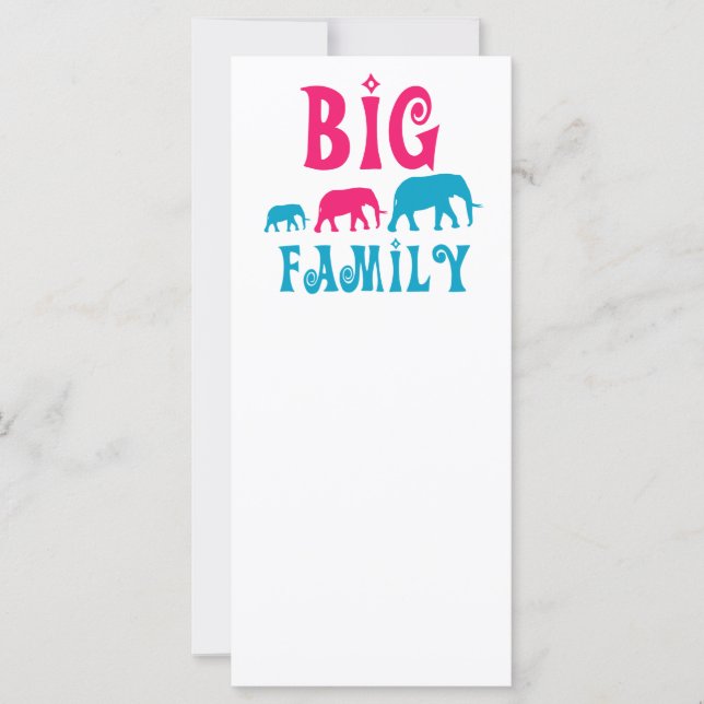 Grande família de elefantes (Frente)