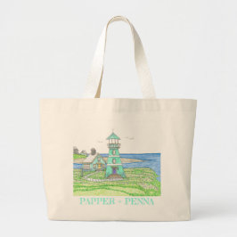 Grande Farol de Verão 3; Bolsa Tote Jumbo