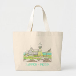 Grande Farol de Verão 5; Bolsa Jumbo Tote