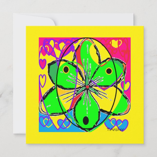 Grande flor assinada por design de arte original m (Frente)