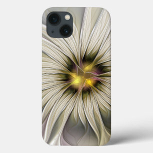 Grande Flor de Marfim, Abstrato Moderna Arte Fract
