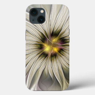 Grande Flor de Marfim, Abstrato Moderna Arte Fract