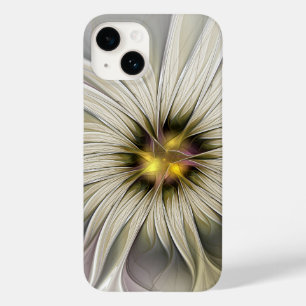 Grande Flor de Marfim, Arte Fractal Moderna Abstra