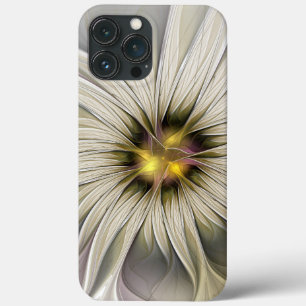 Grande Flor de Marfim, Arte Fractal Moderna Abstra