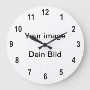 Grande Folha de dígito para relógio