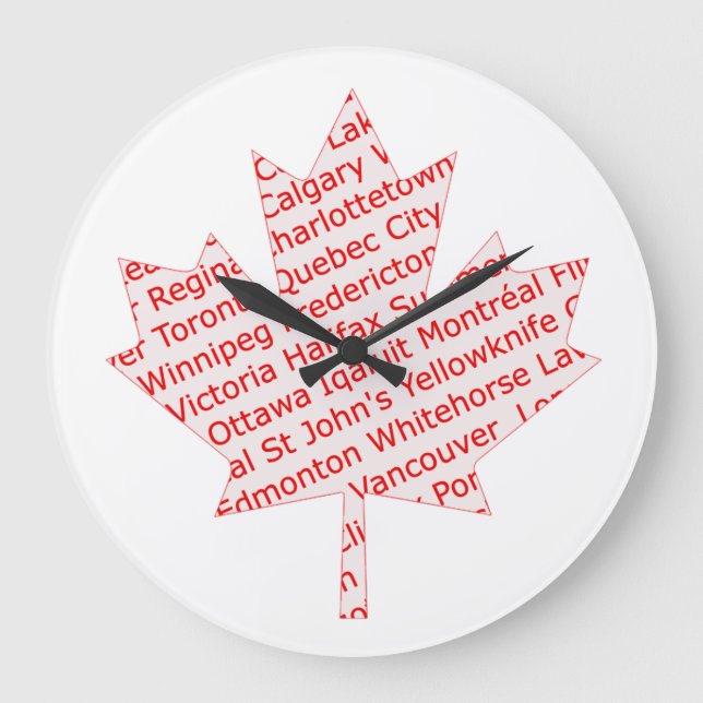 Grande Folha de mapeamento com o relógio das cidades cana (Frente)
