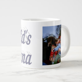 Grande Foto de cinza Nana - caneca gigante de café