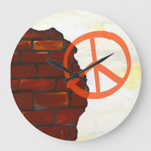Grande Fundo da parede antiga, relógio da parede