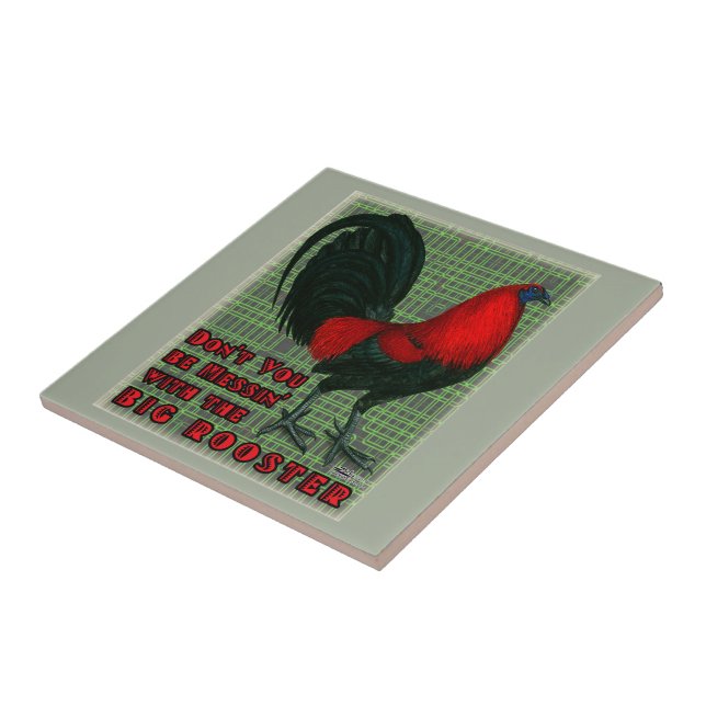 Grande Galo Vermelho (Lateral)
