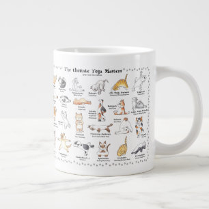 Grande Gatos de yogi, caneca de café
