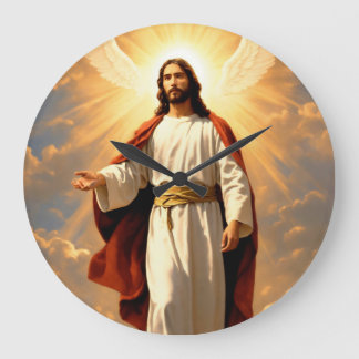 Grande "Horas Celestiais: Jesus Deus Imprimiu Relógio de 