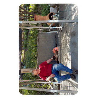 Grande ímã de fotos personalizado