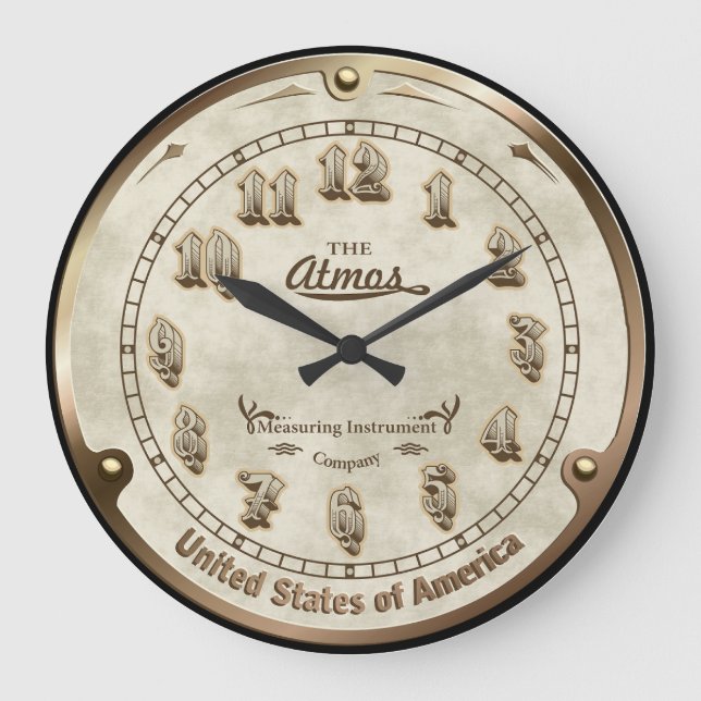 Grande Imitação do relógio no estilo Steampunk (Frente)