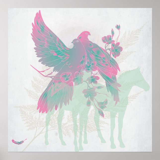 Grande Impressão de Trabalho de arte de "SENTIR-SE (Frente)