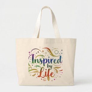 Grande Inspirado pela Vida – Bolsa Jumbo Tote