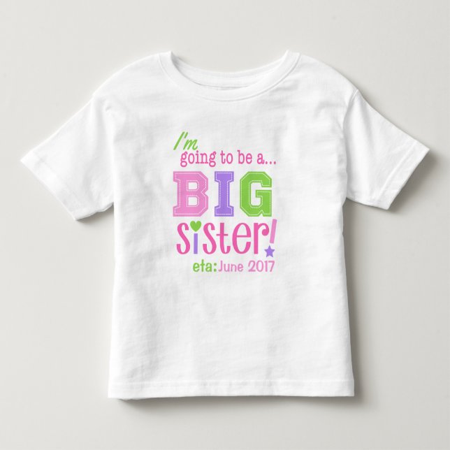 Grande Irmã para ser um anúncio de camisa TOP (Frente)