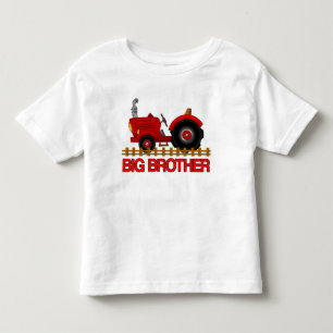 Grande Irmão Vermelho Trator Camisa um anúncio bon