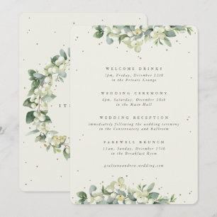 Grande Itinerário de Casamento Creme de Neve + Euc