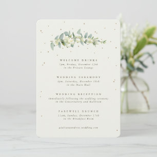 Grande Itinerário de Casamento Creme Snowberry + E
