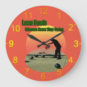 Grande Lawn Bowls O Design dos vencedores, Relógio De Par