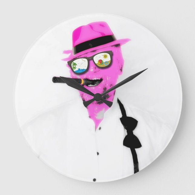 Grande Legal Relógio Rosa! (Frente)