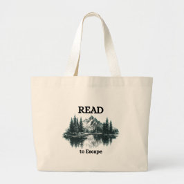 Grande Ler para Escapar – Bolsa Tote Ler para Escapar