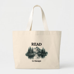 Grande Ler para Escapar – Bolsa Tote Ler para Escapar