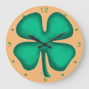 Grande Lucky 4 Folha - Relógio de tan na Irlanda