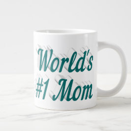 Grande Mãe, metade verde de uma caneca gigante de café