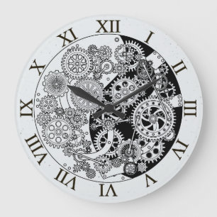 Grande Mecanismo de relógio esquentado com cotovelos