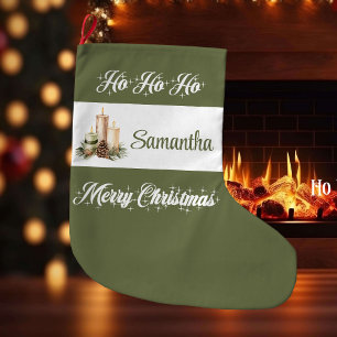 Grande Meia de Natal em Estilo Nórdico Neutro