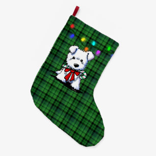 Grande Meia de Natal KiniArt de Filhote Westie