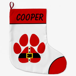 Grande Meia de Natal Personalizada para Pet Fofa