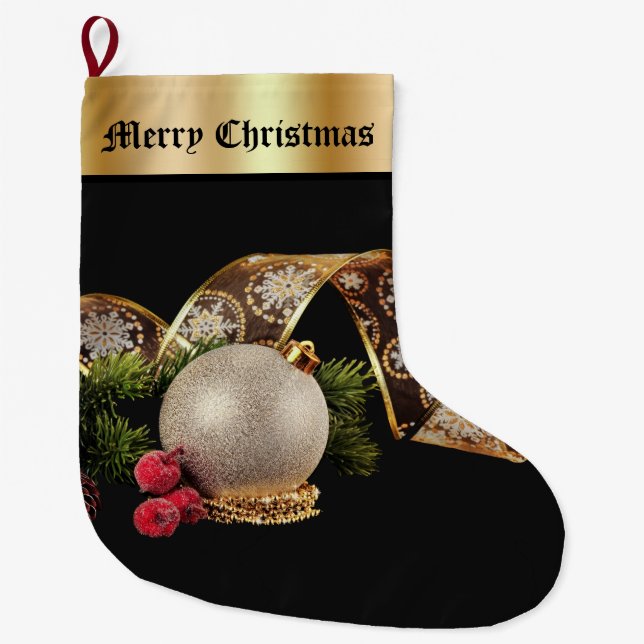 Grande Meia de Natal Vintage (Frente)