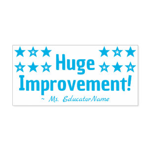 "Grande Melhoramento!" + Carimbo de Borracha do No