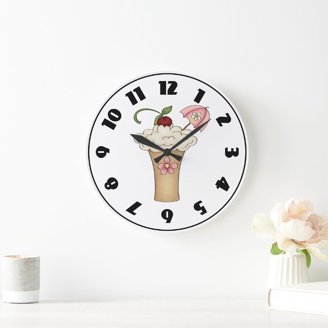 Grande Milkshake Com Relógio De Guarda-Chuva (Criador carregado)