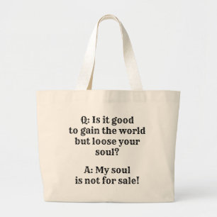 Grande Minha bolsa de tote de Soul