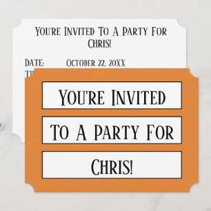 Grande Modelo de Diamond Serif de Convite de Impre