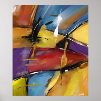 Grande modelo vertical poster "Abstrato 1509"