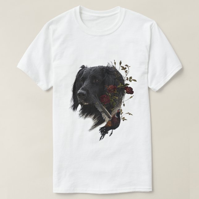 Grande Munsterlander com camiseta faisão (Frente do Design)