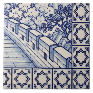 Grande Mural de Azulejo da Muralha 6 de 6 Inferior