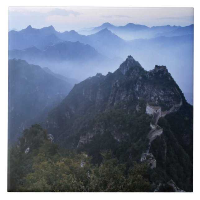 Grande Muralha na névoa da manhã cedo, China (Frente)