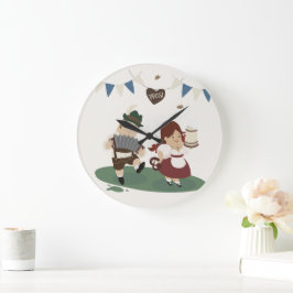 Grande músico bávaro divertido convida para o relógio Okt