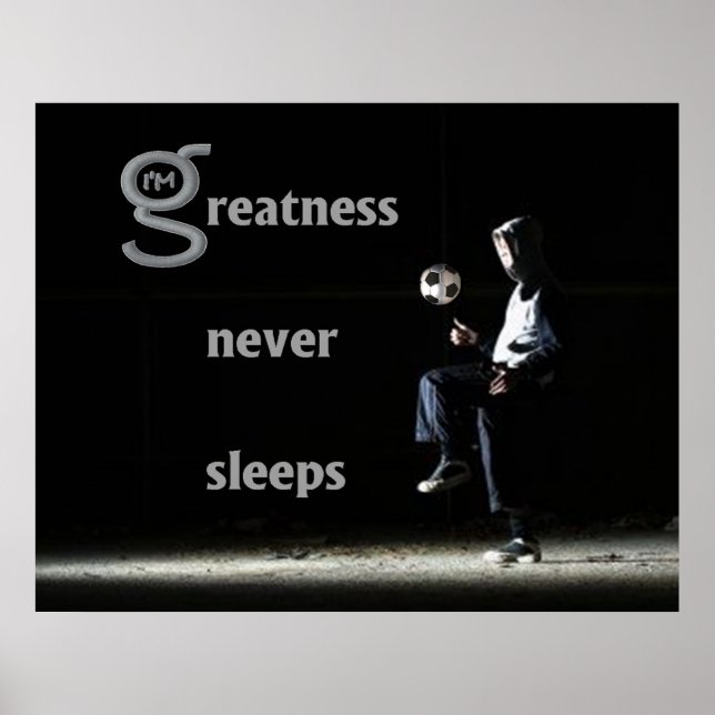 Grande Nunca Dorme Poster (Frente)