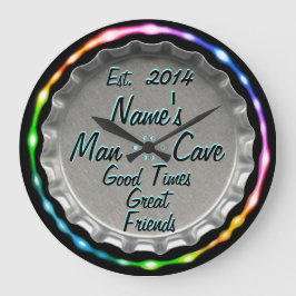 Grande O Homem Caverna O Relógio De Boné De Cerveja Neon!