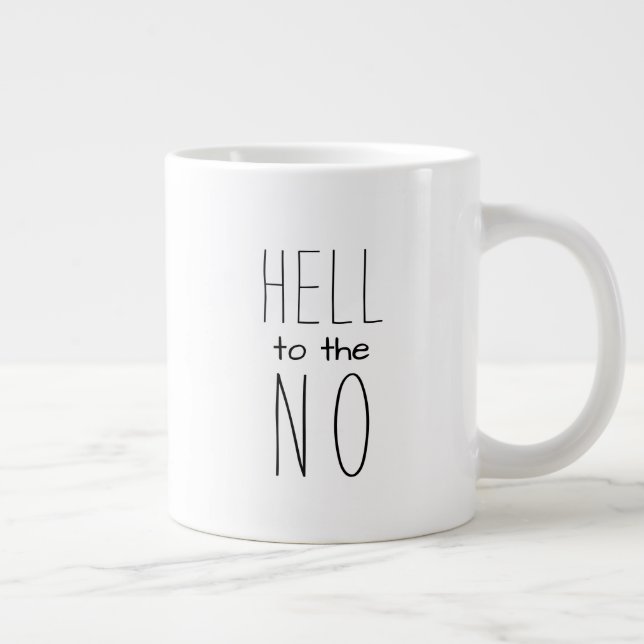 Grande O inferno para a caneca de café sem graça (Direita)